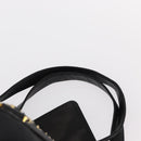 CHANEL Lamb Skin Matelasse Backpack Black Gold CC Auth BA7489-14