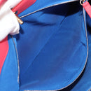 CHANEL Matelasse Hand Bag Lamb Skin 2way Blue Gold CC Auth BA7491SAM-23