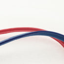 CHANEL Matelasse Hand Bag Lamb Skin 2way Blue Gold CC Auth BA7491M-10