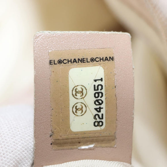 CHANEL New Travel Line Tote Bag Nylon Pink gold CC Auth BA7492