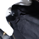 Chloe Little Alice Hand Bag Leather 2way White Gold Auth BA7495-19