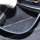 Chloe Little Alice Hand Bag Leather 2way White Gold Auth BA7495-11