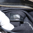 Chloe Little Alice Hand Bag Leather 2way White Gold Auth BA7495-21