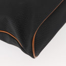 SAINT LAURENT Tote Bag Leather Black Gold Auth BA7497-9