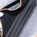 SAINT LAURENT Tote Bag Leather Black Gold Auth BA7497-11