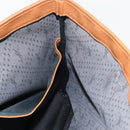 SAINT LAURENT Tote Bag Leather Black Gold Auth BA7497-17