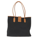 SAINT LAURENT Tote Bag Leather Black Gold Auth BA7497-2