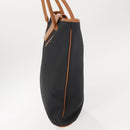 SAINT LAURENT Tote Bag Leather Black Gold Auth BA7497-4