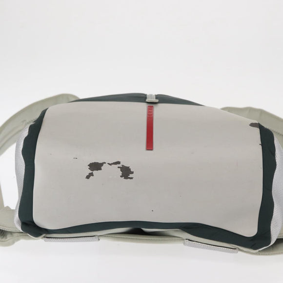 PRADA Sports Backpack Nylon Gray Auth BA7498