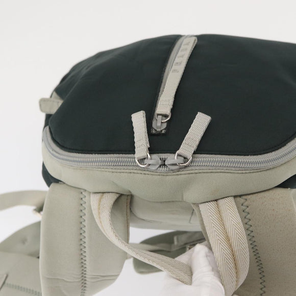 PRADA Sports Backpack Nylon Gray Auth BA7498