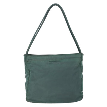 PRADA Tote Bag Nylon Green Silver Auth BA7499 - 0