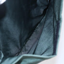 PRADA Tragetasche Nylon Grün Silber Auth BA7499-24