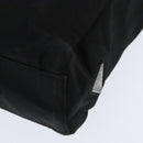 PRADA Hand Bag Nylon Black Silver Auth BA7500-13