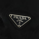 PRADA Hand Bag Nylon Black Silver Auth BA7500-14
