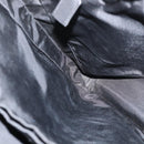 PRADA Hand Bag Nylon Black Silver Auth BA7500-18