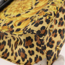 Gianni Versace Hand Bag PVC Leather Yellow Black Auth BA7502-9