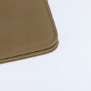 Christian Dior Chain Shoulder Bag Leather Beige Gold Auth BA7504-16