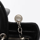 Christian Dior Canage Hand Bag Enamel 2way Black Silver Auth BA7509-9