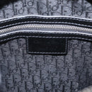 Christian Dior Canage Hand Bag Enamel 2way Black Silver Auth BA7509-21