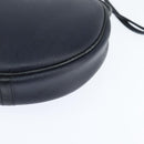 Christian Dior Honeycomb Canvas Shoulder Bag PVC Navy gold Auth BA7511-11