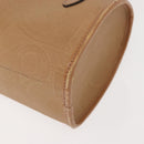 Christian Dior Hand Bag Leather Beige Gold Auth BA7513-13