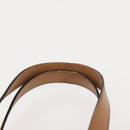 Christian Dior Hand Bag Leather Beige Gold Auth BA7513-8