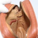 MCM Logogram Vicetos Shoulder Bag PVC Leather Brown Gold Auth BA7515-18