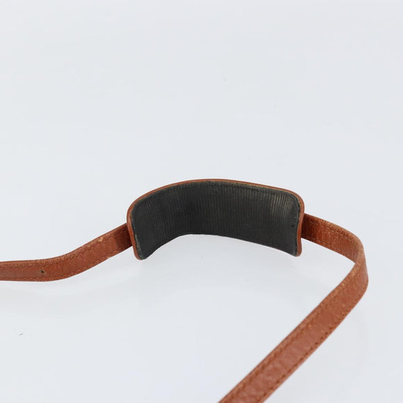 MCM Logogram Vicetos Shoulder Bag PVC Leather Brown Gold Auth BA7515