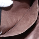 Jimmy Choo Studs Hand Bag Leather 2way Black Silver Auth BA7517-22