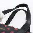 Jimmy Choo Studs Hand Bag Leather 2way Black Silver Auth BA7517-8