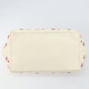 Jimmy Choo Studs Tote Bag Leather White Gold Auth BA7518-5