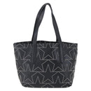 Jimmy Choo Studs Tote Bag Leather Black Silver Auth BA7519-3