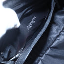 Gianni Versace Shoulder Bag Leather Black Gold Auth BA7521-12