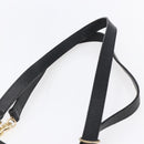 Gianni Versace Shoulder Bag Leather Black Gold Auth BA7521-8