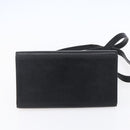 Gianni Versace Shoulder Bag Leather Black Gold Auth BA7521-5