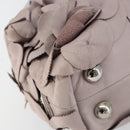 VALENTINO Hand Bag Leather Purple Silver Auth BA7522-14