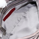 VALENTINO Hand Bag Leather Purple Silver Auth BA7522-11