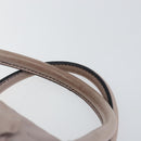 VALENTINO Hand Bag Leather Purple Silver Auth BA7522-8