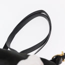 Salvatore Ferragamo Vala Backpack Leather Black Gold Auth BA7527-15