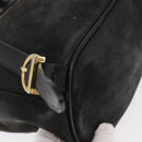 Salvatore Ferragamo Vala Backpack Leather Black Gold Auth BA7527-18