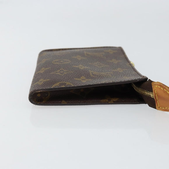 LOUIS VUITTON Monogram Bucket PM Accessory Pouch LV Auth BA7528