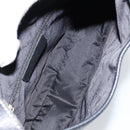 Salvatore Ferragamo Gancini Shoulder Bag Leather Black Gold Auth BA7529-11