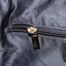 Salvatore Ferragamo Gancini Shoulder Bag Leather Black Gold Auth BA7529-19