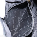 Salvatore Ferragamo Gancini Shoulder Bag Leather Black Gold Auth BA7529-20