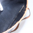 Salvatore Ferragamo Shoulder Bag Leather PVC Black Gold Auth BA7532-11