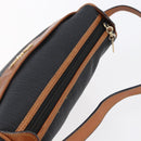 Salvatore Ferragamo Shoulder Bag Leather PVC Black Gold Auth BA7532-6