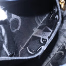 Salvatore Ferragamo Vala Shoulder Bag Leather Navy Gold Auth BA7533-20