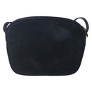 Salvatore Ferragamo Vala Shoulder Bag Leather Navy Gold Auth BA7533-2