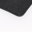 Salvatore Ferragamo Gancini Shoulder Bag Leather Black Silver Auth BA7535-9