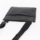 Salvatore Ferragamo Gancini Shoulder Bag Leather Black Silver Auth BA7535-6